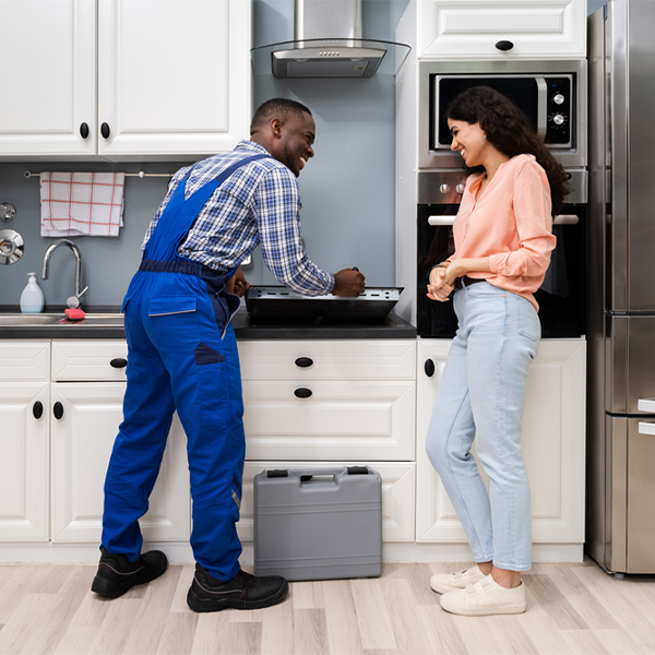 can you provide an estimate for cooktop repair before beginning any work in Woodland PA